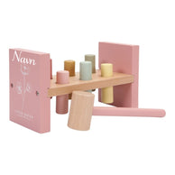 Little Dutch Hammerbenk med navn i tre, rosa