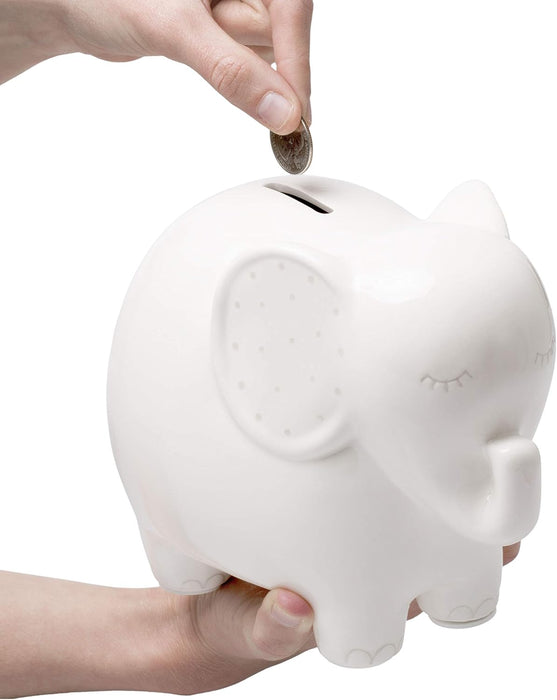 Pearhead Stor Sparebøsse Med Personlig Navn, Elefant