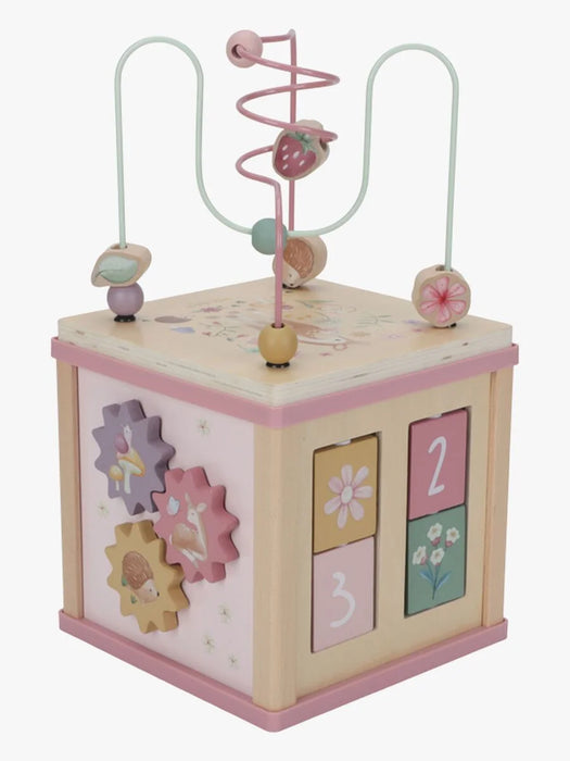 Little Dutch Aktivitetskube Forest Friends Rosa