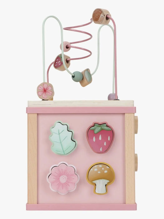 Little Dutch Aktivitetskube Forest Friends Rosa