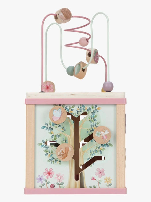 Little Dutch Aktivitetskube Forest Friends Rosa