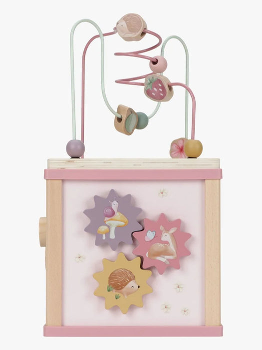 Little Dutch Aktivitetskube Forest Friends Rosa