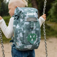 Beckmann Barnehagesekk Med Valgfri Navn Classic Mini, Dino