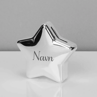 Sparebøsse Med Personlig Navn Stjerne Bambino