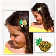 Spenne Glitter Ananas