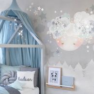 Scmooks Wallsticker Sleepy Moon