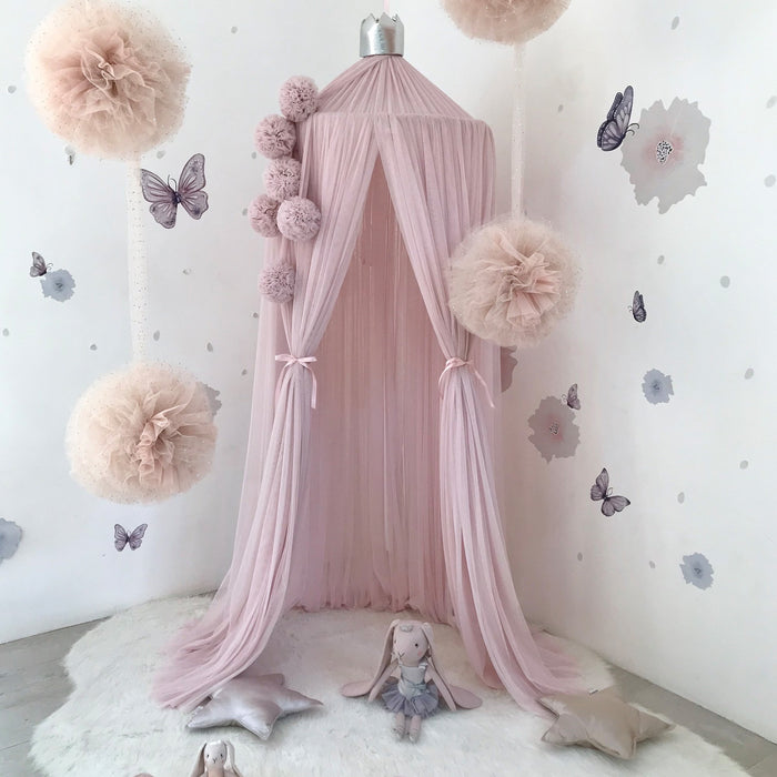Spinkie baby dreamy sengehimmel pale rose