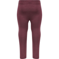 Hummel Ull Bambus Leggings Roan Rouge