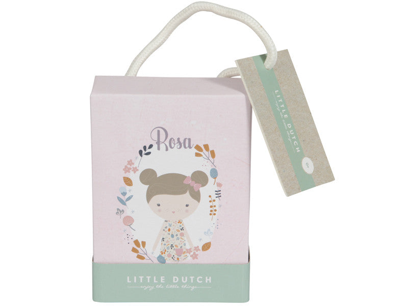 Dukke Rosa 10 cm, Little Dutch