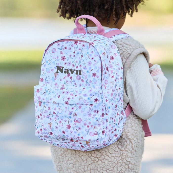 Ryggsekk Med Barnets Navn Little Dutch Rosa