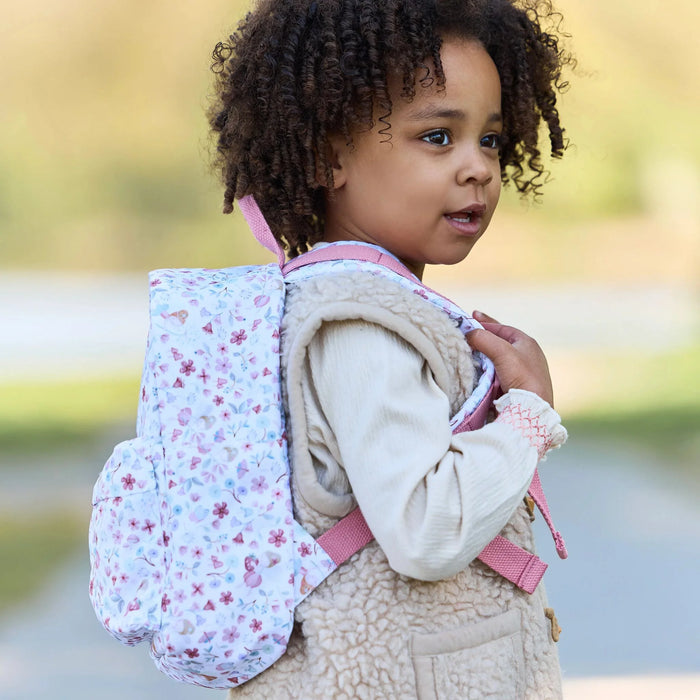 Ryggsekk Med Barnets Navn Little Dutch Rosa