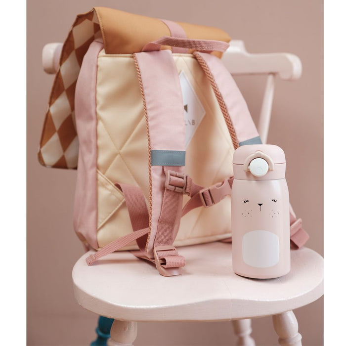 Drikkeflaske Med Navn Rustfritt FABELAB Bunny