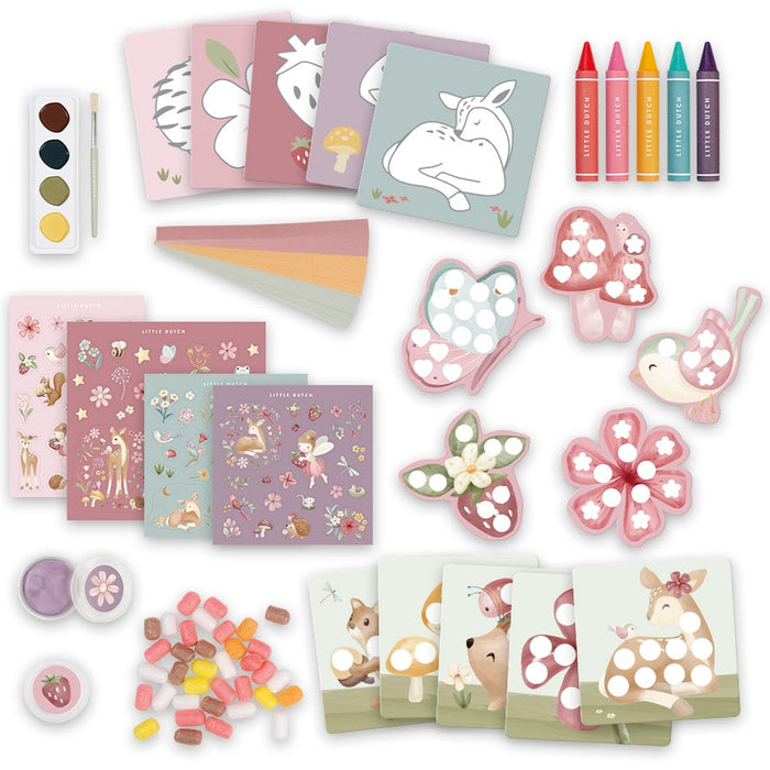 Kreativitetsboks Alvehage Pink Little Dutch