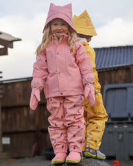Kattnakken Regnsett Plask  Rosa Krystall