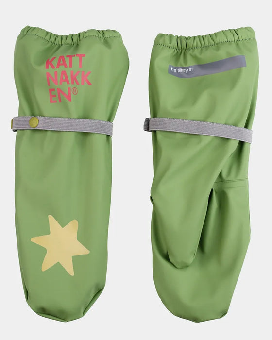 Regnvotter Kattnakken Superhelt Supergrønn