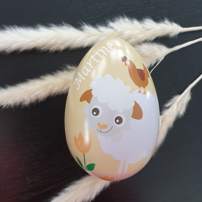 Blafre Påskeegg med Navn, Gull - Miniverden.no