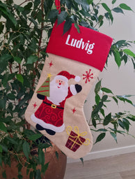Julestrømpe Med Valfritt Navn 45 cm 3
