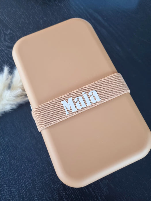 FABELAB Matboks Med Navn Brun