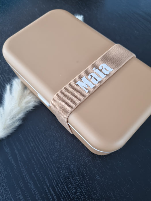 FABELAB Matboks Med Navn Brun