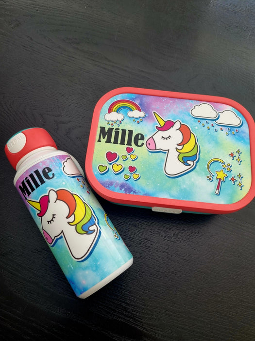 Mepal  Drikkeflaske Med Navn, Unicorn
