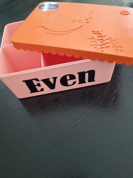 Matboks Med Navn Blafre, Orange