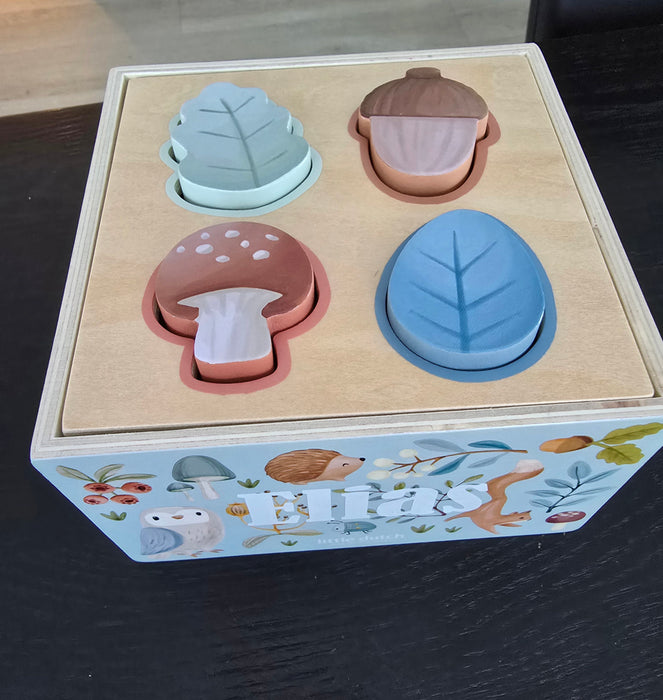 Little Dutch,Puttekasse Med Navn, Forest Friends Blue