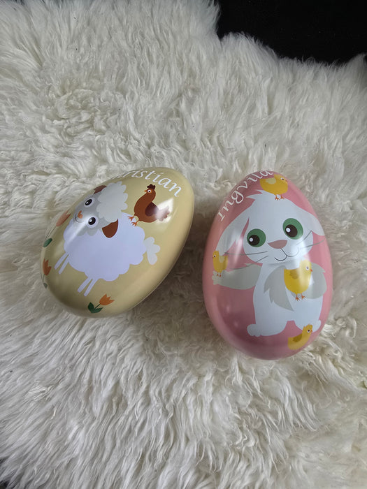 Blafre Påskeegg med Navn Rosa 22 - Miniverden.no