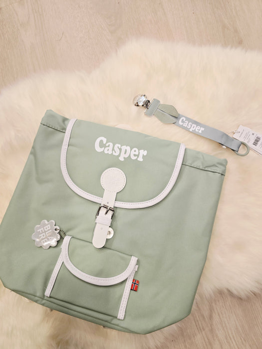 Ryggsekk Med Barnets Navn Blafre Grønn 8.5 l