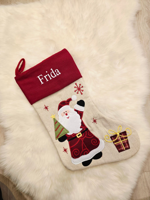 Julestrømpe Med Valfritt Navn