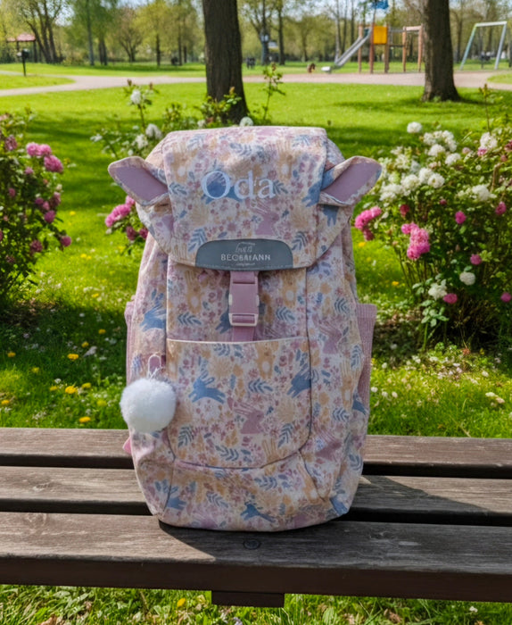 Beckmann Barnehagesekk Med Valgfri Navn Classic Mini, Bunny