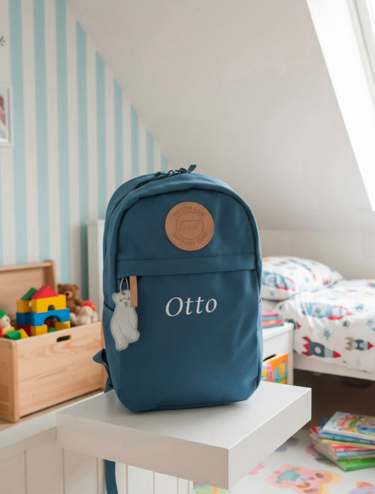 Beckmann Barnehagesekk Urban Mini Med Navn Ocean Green