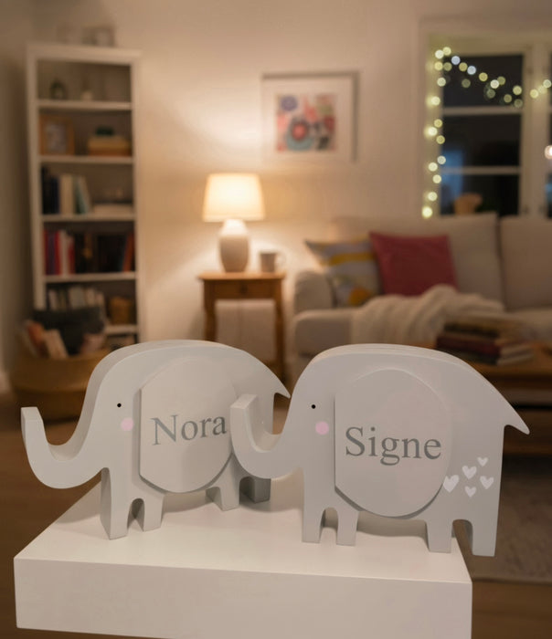 Sparebøsse Med Personlig Navn Elefant