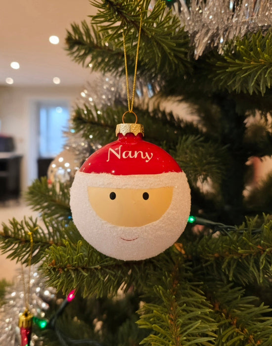 Julekule Med Valgfritt Navn Julenissen