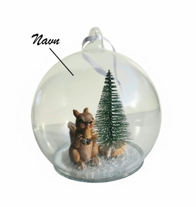 Julekule Med Navn Ekorn