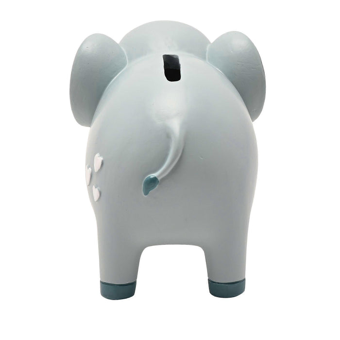 Sparebøsse Med Personlig Navn, Grå Elefant