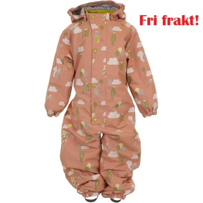Kattnakken Vinterregndress  Mørk Rose