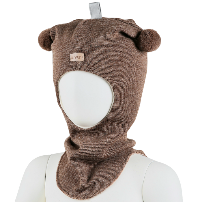 Kivat Vinterlue Med Logo, Balaclava I Ull, 504 21