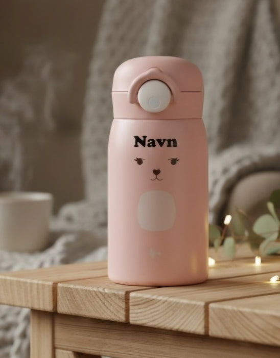 Drikkeflaske Med Navn Rustfritt FABELAB Bunny