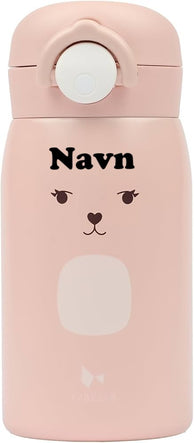 Drikkeflaske Med Navn Rustfritt FABELAB Bunny
