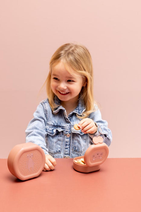 Trixie 2 små matbokser med valgfri navn
