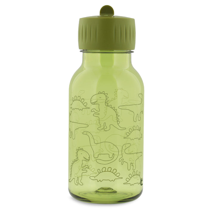 Drikkeflaske Med Navn i tritan  Trixie 350 ml, Daring Dino - Miniverden.no
