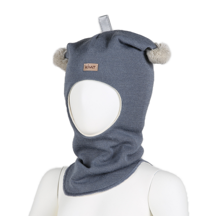 Kivat Balaclava  Vinterlue I Ull Med Dusker, 543 79
