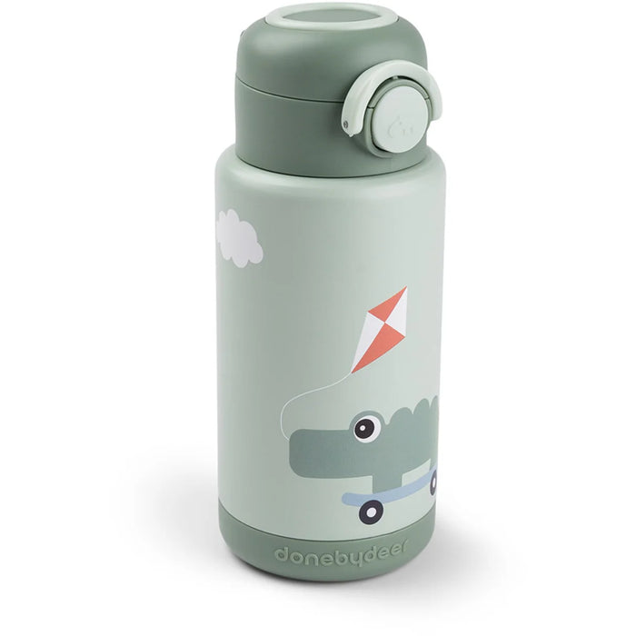 Done By Deer Termos, Croco Grønn