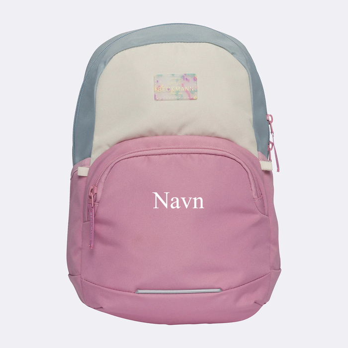 Beckmann Ryggsekk Med Valgfri Navn, Sport Mini Multicolor Pastel - Miniverden.no