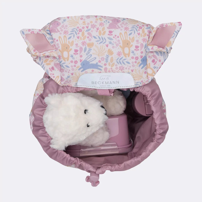 Beckmann Barnehagesekk Med Valgfri Navn Classic Mini, Bunny