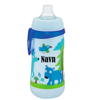 Drikkeflaske med Valgfritt Navn,Nip first kopp blå