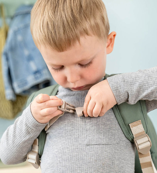 Ryggsekk Med Navn Done by Deer Tiny Farm Grønn 7,5 L