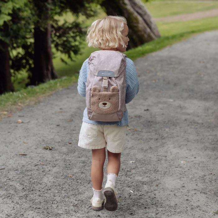 Beckmann Barnehagesekk Med Valgfri Navn Classic Mini, Teddy - Miniverden.no