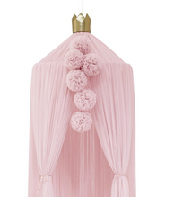 Spinkie baby pom pom girlander rosa