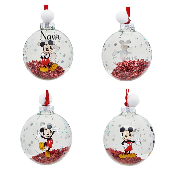 Disney Mickey Julekule Med Valgfritt Navn 7